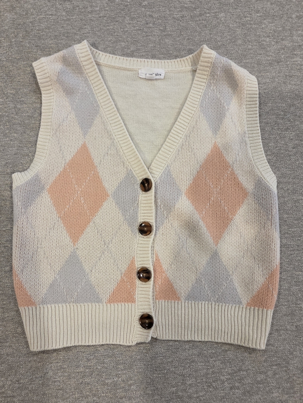 Eyeshadow Cream Knit Sweater - Neutral Ivory